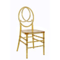 Wholle Sale Clear Golden Phoenix Chair para la fiesta de bodas